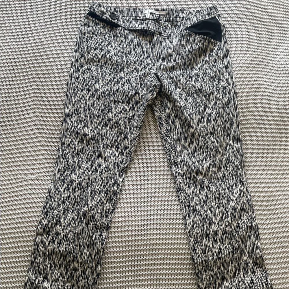 10 Crosby Derek lam, animal print jeans